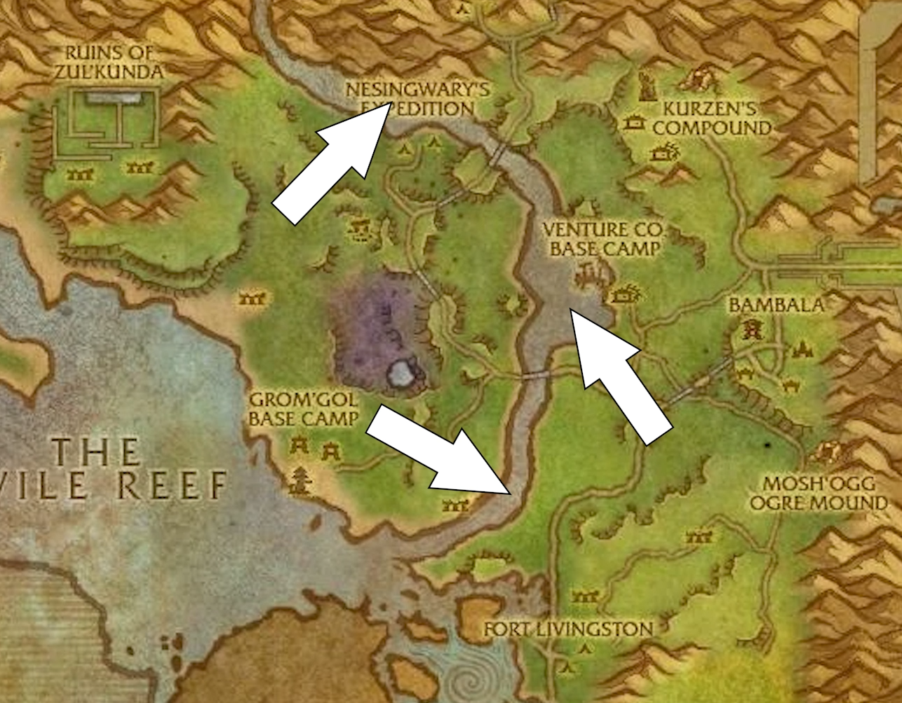 Northern Stranglethorn Map